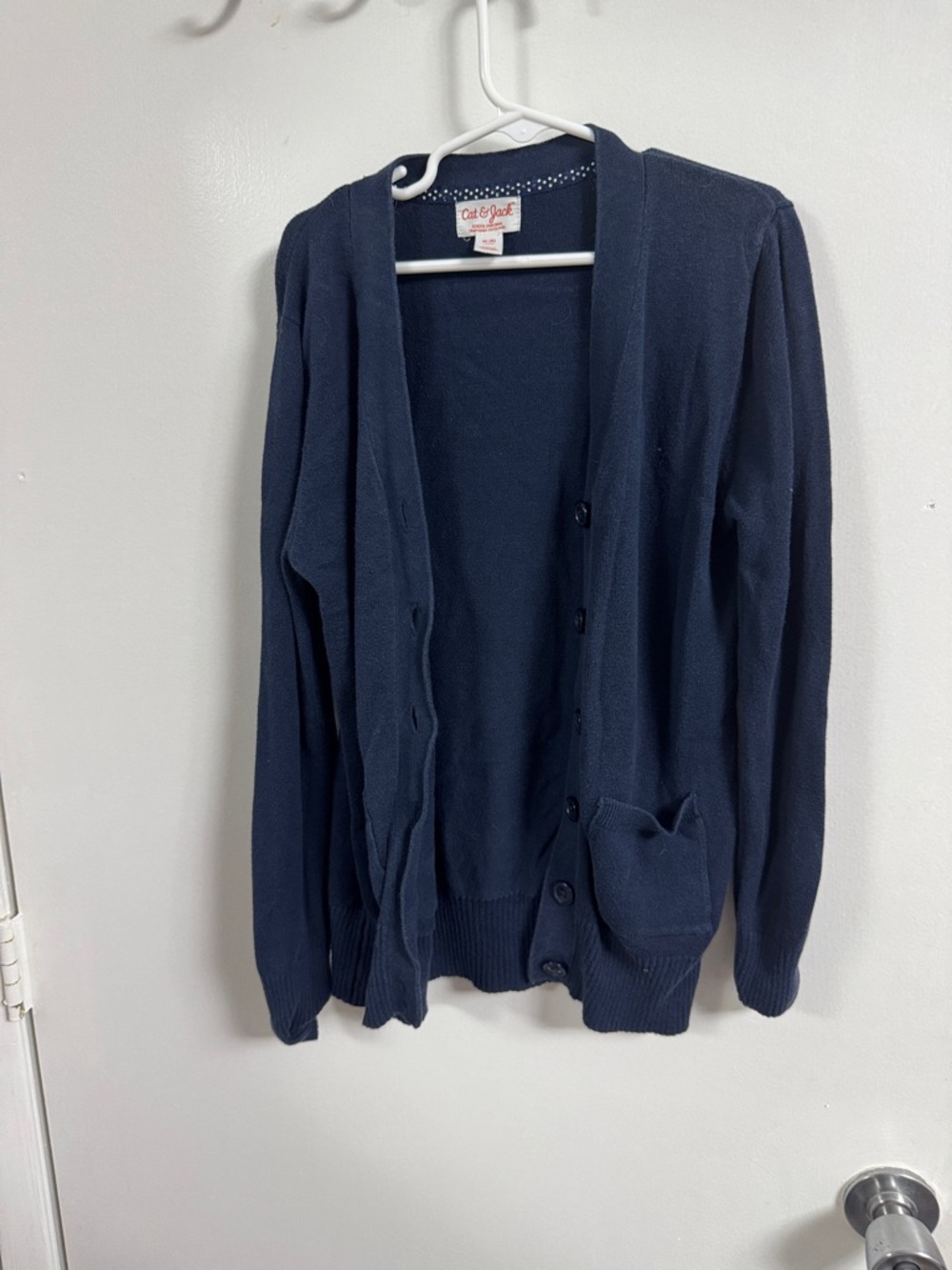 Cat & Jack Dark Navy Button-Up Cardigan